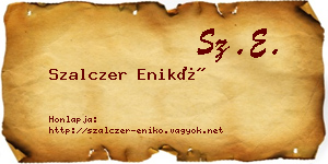 Szalczer Enikő névjegykártya